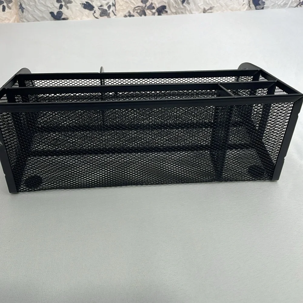 Black Mesh Desk Organizer